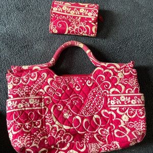 Vera Bradley purse and matching wallet